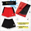 image:imageBody Glove Clothes Boys 2 Pack Active Mesh Shorts  Lightweight Breathable Athletic Shorts for Kids Sizes 2T18Red  Black