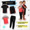 image:imageBody Glove Clothes Boys 4Piece Active Pant Set with 2 Short Sleeve Tees Jogger Pants amp Shorts Everyday Outfit Sizes 2T12Black Red