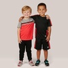 image:imageBody Glove Clothes Boys 4Piece Active Pant Set with 2 Short Sleeve Tees Jogger Pants amp Shorts Everyday Outfit Sizes 2T12Black Red