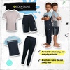 image:imageBody Glove Clothes Boys 4Piece Active Pant Set with 2 Short Sleeve Tees Jogger Pants amp Shorts Everyday Outfit Sizes 2T12Gray Blue