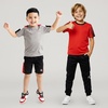 image:imageBody Glove Clothes Boys 4Piece Active Pant Set with 2 Short Sleeve Tees Jogger Pants amp Shorts Everyday Outfit Sizes 2T12Gray Red