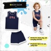 image:imageBody Glove Clothes Boys Americana 2 Pc Short Set Sizes 4 56 78  Patriotic Tee and Shorts Outfit for KidsDark Blue