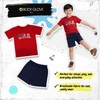 image:imageBody Glove Clothes Boys Americana 2 Pc Short Set Sizes 4 56 78  Patriotic Tee and Shorts Outfit for KidsRed  Blue