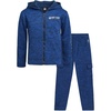 image:imageBody Glove Boys Active Sweatsuit Set  2 Piece Fleece ZipUp Hoodie Sweatshirt and Jogger Sweatpants 814Navy Heather