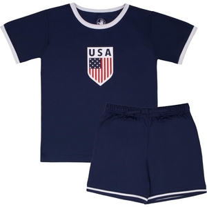 image:imageBody Glove Clothes Boys Americana 2 Pc Short Set Sizes 4 56 78  Patriotic Tee and Shorts Outfit for KidsBlue
