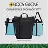 image:imageBODY GLOVE Backpack Tote Bag for Women and Men Convertible Tote bag Handbag Backpack with Laptop Sleeve for Work and School BlackBlack