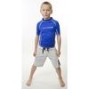 image:imageBody Glove Basic Deluxe Juniors Short Sleeve Lycra Rashguard ShirtWhitePink