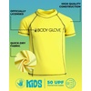 image:imageBody Glove Boys Rashguard Set UPF 50 Swim Shirt amp Bord Shorts Bathing Suit  SunBlocking Coverage with a FastDrying Feel Comfortable WaterReady Protection for Kids 514Yellow Short Sleeve