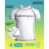 image:imageBody Glove Boys Rashguard Set UPF 50 Swim Shirt amp Bord Shorts Bathing Suit  SunBlocking Coverage with a FastDrying Feel Comfortable WaterReady Protection for Kids 514White Short Sleeve