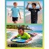 image:imageBody Glove Boys Rashguard Set UPF 50 Swim Shirt amp Bord Shorts Bathing Suit  SunBlocking Coverage with a FastDrying Feel Comfortable WaterReady Protection for Kids 514Yellow Short Sleeve