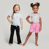 image:imageBody Glove Clothes Girls 4Piece Active Pant Set with 2 Short Sleeve Graphic Tees Jogger Pants amp Shorts Sizes 2T12Blue Gray