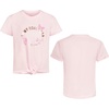 image:imageBody Glove Clothes Girls 4Piece Active Pant Set with 2 Short Sleeve Graphic Tees Jogger Pants amp Shorts Sizes 2T12Pink Dark Gray