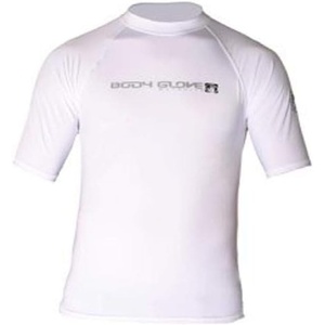 image:imageBody Glove Basic Deluxe Juniors Short Sleeve Lycra Rashguard ShirtWhite