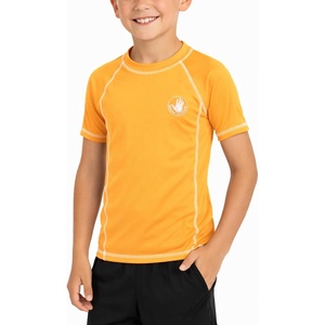 image:imageBody Glove Boys Rashguard Set UPF 50 Swim Shirt amp Bord Shorts Bathing Suit  SunBlocking Coverage with a FastDrying Feel Comfortable WaterReady Protection for Kids 514Orange