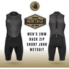 image:imageBody Glove Mens Heritage 2mm BackZip Short John WetsuitBlack