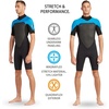 image:imageBody Glove Mens Phoenix 2mm BackZip Ss Springsuit WetsuitBlue