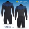 image:imageBody Glove Mens Phoenix 2mm ChestZip Long Sleeve Springsuit WetsuitNavyBlack