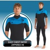 image:imageBody Glove Mens Phoenix 2mm ChestZip Short Sleeve Full WetsuitBlue