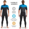 image:imageBody Glove Mens Phoenix 2mm ChestZip Short Sleeve Full WetsuitBlue
