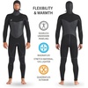 image:imageBody Glove Mens Phoenix 5545mm ChestZip Long Sleeve Hooded Full WetsuitBlack