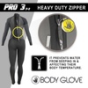 image:imageBody Glove Pro3 Womens Full Suit 32mm Black Back Zip Quadra Flex 4 Way Stretch Thermal Lightweight Performance for Surfing Bodyboarding Swimming Snorkeling and Scuba Diving34