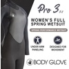 image:imageBody Glove Pro3 Womens Full Suit 32mm Black Back Zip Quadra Flex 4 Way Stretch Thermal Lightweight Performance for Surfing Bodyboarding Swimming Snorkeling and Scuba Diving34