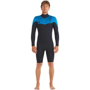 image:imageBody Glove Mens Phoenix 2mm ChestZip Long Sleeve Springsuit WetsuitNavyBlack