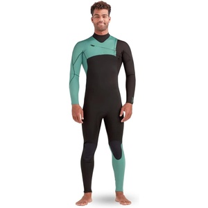 image:imageBody Glove Mens Variant 32MM Long Sleeve ChestZip Full WetsuitBlackGreen