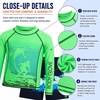 image:imageBody Glove Boys 2 Piece Swim Set Rash Guard amp Swim Trunks Sizes 412  UPF 50 Sun Protection QuickDry Lightweight Fabric for Beach and Pool Days Matching Print Stretch Comfort Fit for KidsGreen Blue Surf