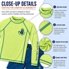 image:imageBody Glove Boys 2 Piece Swim Set Rash Guard amp Swim Trunks Sizes 412  UPF 50 Sun Protection QuickDry Lightweight Fabric for Beach and Pool Days Matching Print Stretch Comfort Fit for KidsNeon Lime Swirl