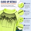 image:imageBody Glove Boys 2 Piece Swim Set Rash Guard amp Swim Trunks Sizes 412  UPF 50 Sun Protection QuickDry Lightweight Fabric for Beach and Pool Days Matching Print Stretch Comfort Fit for KidsGreen NeonPalm Trees