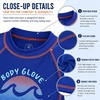 image:imageBody Glove Boys 2 Piece Swim Set Rash Guard amp Swim Trunks Sizes 412  UPF 50 Sun Protection QuickDry Lightweight Fabric for Beach and Pool Days Matching Print Stretch Comfort Fit for KidsNavy Palm Trees