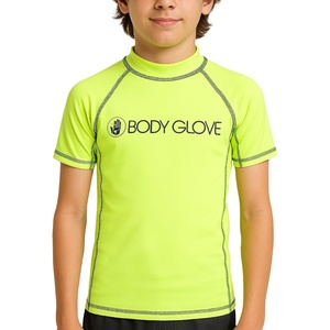 image:imageBody Glove Boys Rashguard Set UPF 50 Swim Shirt amp Bord Shorts Bathing SuitLime Short Sleeve