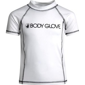 image:imageBody Glove Boys Rashguard Set UPF 50 Swim Shirt amp Bord Shorts Bathing SuitWhite Short Sleeve