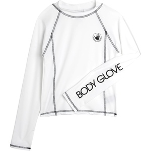 image:imageBody Glove Boys Rashguard Shirt UPF 50 Long Sleeve Rash Swim ShirtWhite Long Sleeve