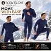 image:imageBody Glove 2 Piece Mens Fleece Lined Base layer Underwear Set Warm Insulated Top and Bottom Long Johns for Winter BaselayerNavy
