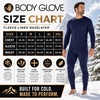 image:imageBody Glove 2 Piece Mens Fleece Lined Base layer Underwear Set Warm Insulated Top and Bottom Long Johns for Winter BaselayerNavy